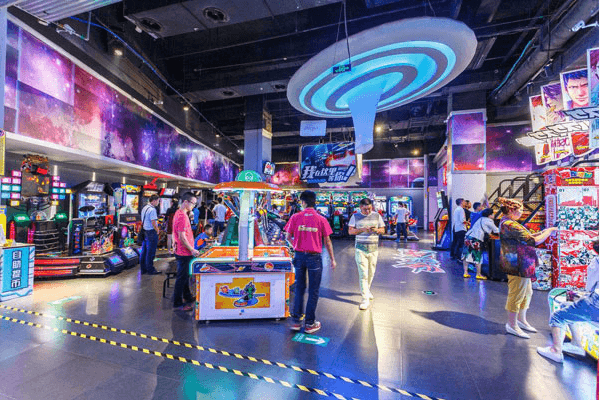 Fishing machines are not allowed in game halls